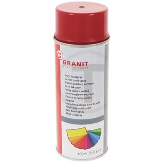 GRANIT Acryl verfspray Deutz rood - 400 ml spuitbus