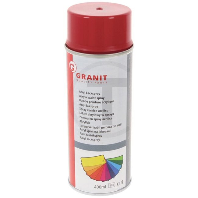 GRANIT Deutz rood Acryl verfspray - 400 ml spuitbus - 27077014