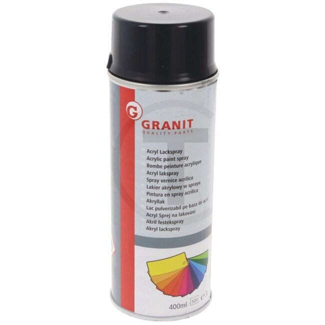 GRANIT Acryl verfspray Deutz zwart blauw - 400 ml spuitbus