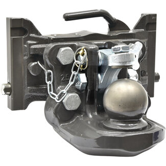 Scharmüller Inzet K80 kogel - 311/22/30 mm - breedte 311 mm - oplegdruk 2000 kg - AGCO grijs