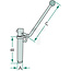 GRANIT Koppelingspen Ø 31 mm - 145 mm - 630 mm - 20013114, 13114 | A: 31 mm | B: 145 mm | C: 630 mm