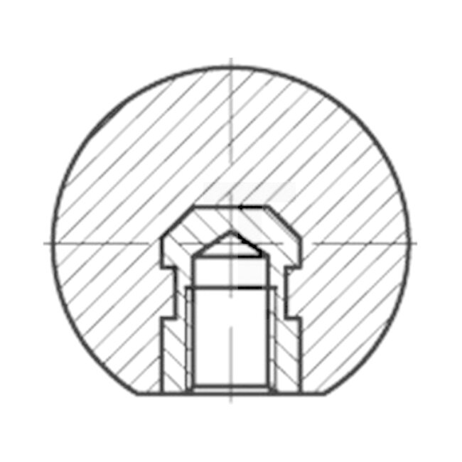 GRANIT Kunststoffkugel M10 - Ø 36 mm
