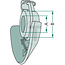 GRANIT Guide cone galvanised Cat. 2 | Ø 28 mm / Ø 47 mm - 80006024, 080006024