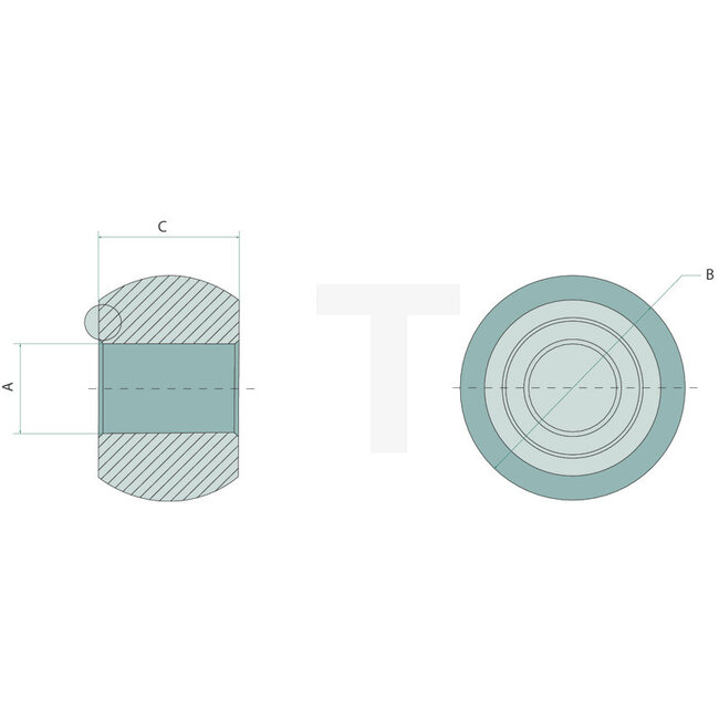 GRANIT Sphère pour bras de relevage Heavy Duty - 200120034