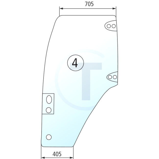 GRANIT Door screen - 82036001, 82019226