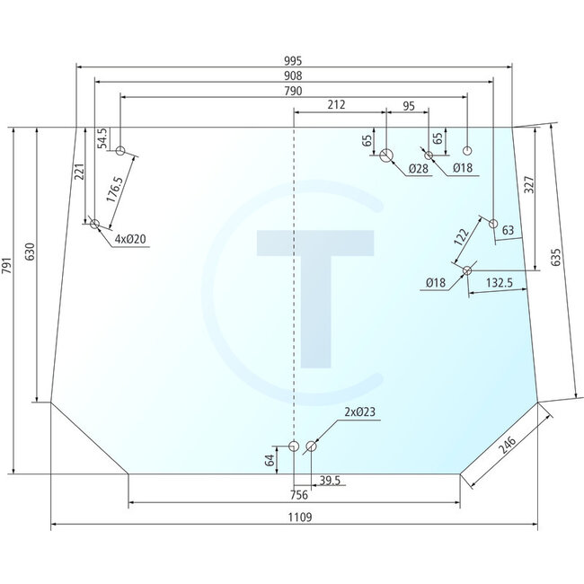 GRANIT Rear screen - 816810050010