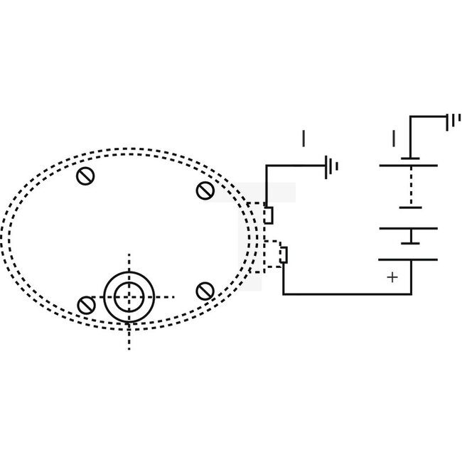 Ruitenwissermotor met schakelaar 12V - 85° - 65499001 | Hoek: 85 ° | Volt: 12 | A: 61 mm | B: 46 mm | C: 15 mm | D: M10 x 1 mm | G: 45 mm | W: M6 mm