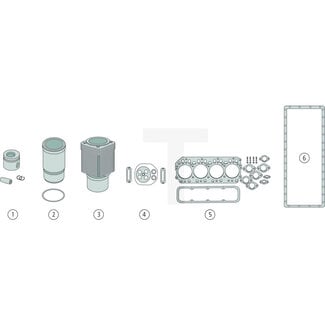 GRANIT Motorreparatursatz Ohne Lagerungen Motor D 239 IHC 724 - 933