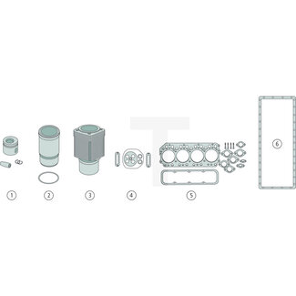GRANIT Motorreparatieset zonder lagers motor F3L912 Deutz