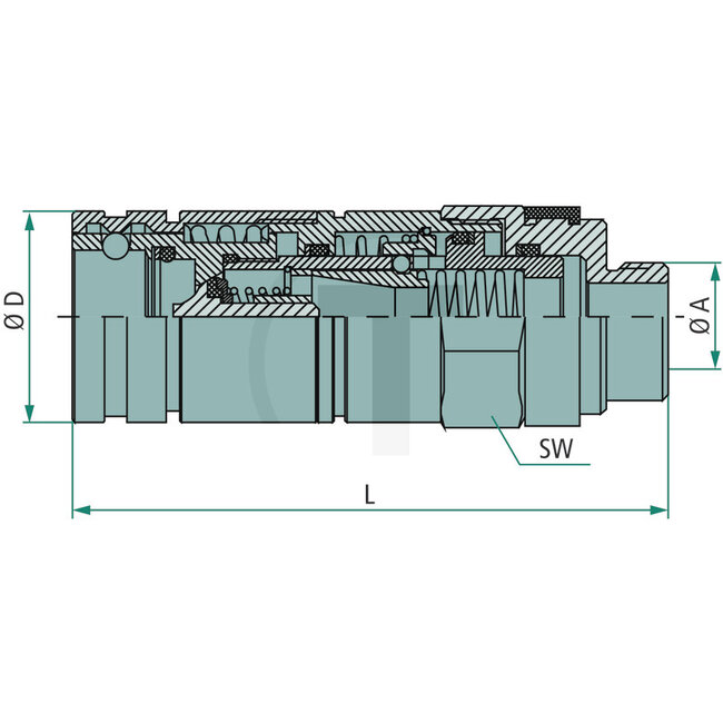 GRANIT Kupplungsmuffe GP-3CFPV 1/1815 F