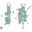 GRANIT Steering valve houtkloofmachine P81 A3 G, 80 l/min, 250 bar | P81-A3-G