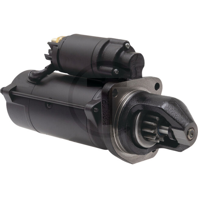 Anlasser mit Reduzierung 12 V, 4,2 kW, 11 Zähne, Ø 89 mm, Winkel r 45 | 84284540, 87687786, 87751000, 132000090740, 142000090700, 142000090740, 162000090722, 47111575, 47108568, 82032859, V836873088, V836873290