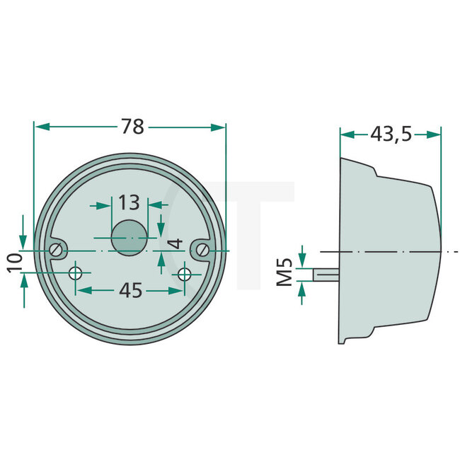 HELLA Knipper-breedtelicht T15x43, T10,5x43 links / rechts - 2 stuks | AL13659, AL14395, 02372742, 334580, 80334580, 3051599R91, 20180