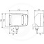 HELLA Koplamp links met knipperlicht 12 V, H3 / H7, aanbouw | 1SA996120011