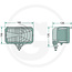 HELLA Koplamp links / rechts 12 V, H4, T4W, dimlicht / grootlicht, aanbouw - 07076571, AZ50258, AL77589, AM120887, 1AB007145001