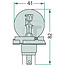 Gloeilamp R2 12 volt / 45/40W - 47712V45/40WAS, 12620GRNC1 | Spanning: 12 V | Vermogen: 45 / 40 Watt | Sokkel: P45t