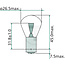 GRANIT Ball lamp P21W 12V / 21W - 10 pcs - Voltage: 12 V, Power: 21 watts, Socket: BA15s - 11635GRNCP