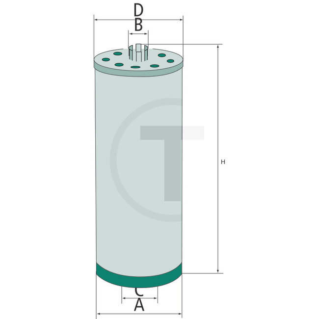 GRANIT Motoroliefilter voor HU947/2x & LF3754 - 8002167, 4208015