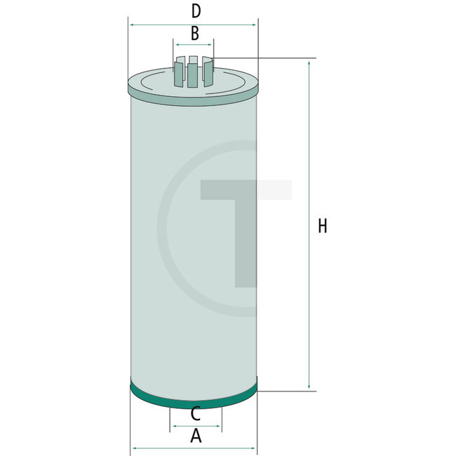 GRANIT Kraftstofffilter für PU815x & FF5801 - F716201060070