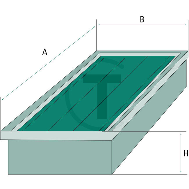 GRANIT Cab filter 406 x 120 x 58 mm | H816810140071