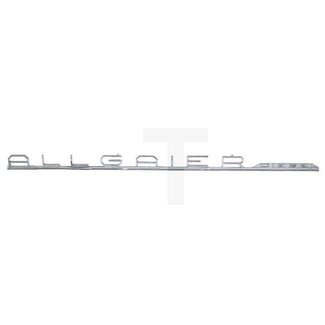 GRANIT Lettering Allgairer chrome Porsche Diesel