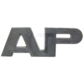 Embleem AP chroom Porsche Diesel