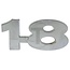 Embleem 18 chroom Porsche Diesel