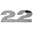 GRANIT Emblem 22 chrom Porsche Diesel