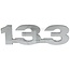 GRANIT Emblem 133 chrome Porsche Diesel