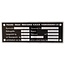 GRANIT Typenschild Porsche Diesel