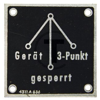 GRANIT Emblem Hubwerk Porsche Diesel