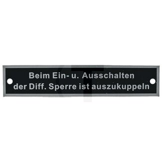 GRANIT Embleem Diff. Sperre Porsche Diesel