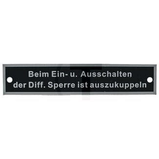 GRANIT Embleem differentieel beveiliging Porsche Diesel