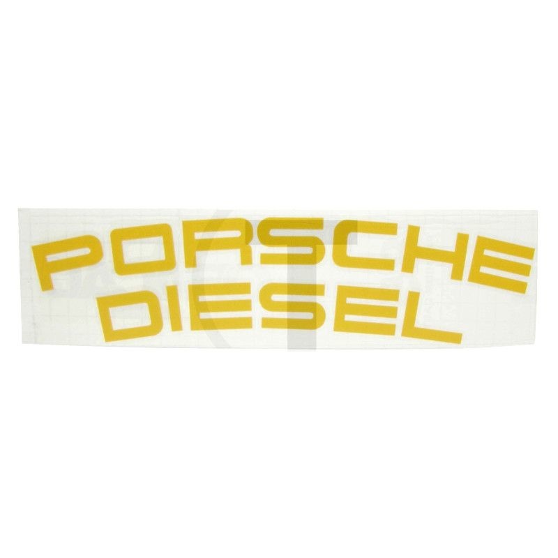 Sticker seat bucket Porsche Diesel Junior, Standard, Super, Master
