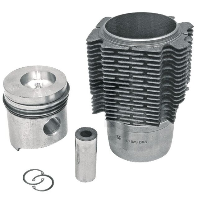 Piston set Combustion chamber depth 17.5 mm Piston bolt Ø 32 x 82 D327 engine - 14418031