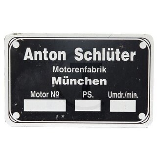 GRANIT Typenschild Schlüter