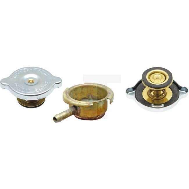 GRANIT Radiator cap conversion kit base plate 80 x 80 mm socket height 25 mm including radiator cap