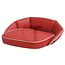 GRANIT Seat cushion red backrest 12 cm