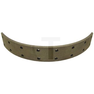 GRANIT Brake lining for foot brake 80 x 8 x 436 mm 16 holes Deutz F3L514, F4L514, D40, D50