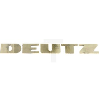 GRANIT Emblem Deutz Motorhaube Messing Deutz 06-Serie