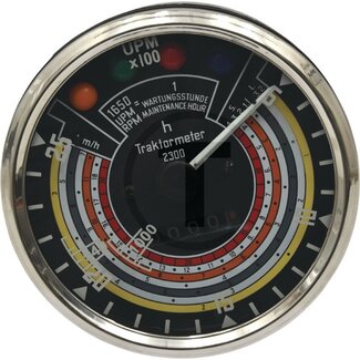 GRANIT Tractormeter Ø 115 mm, 25 km/u, 2500 omw./min., rechtsdraaiend Deutz