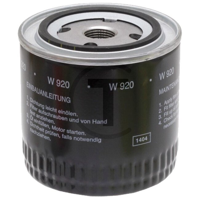 MANN-FILTER motoroliefilter Fendt FL120, FL131, F231GT, Farmer 102, F250GT - 15406493, F120203310170