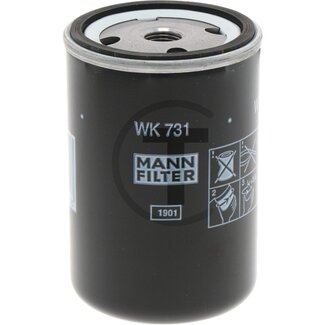 MANN-FILTER Kraftstofffilter WK731 Fendt FL120, FL131, Farmer 102, 103, 104, 105, 106, 108