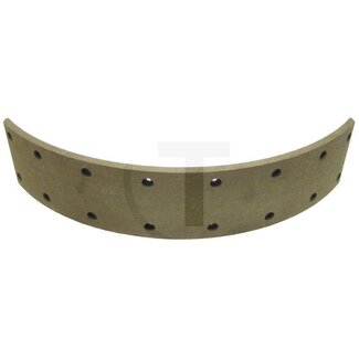 Brake lining foot brake 60 x 8 x 435 mm, 16-hole Fendt