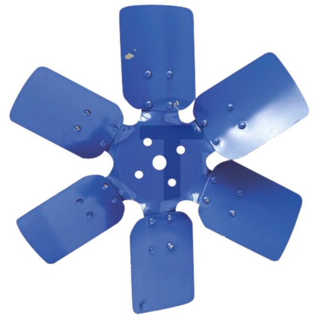GRANIT Koelventilator 6 stalen bladen Fordson / Ford Dexta, Super Dexta, 2000 - 5600 - 15405551, 81805722