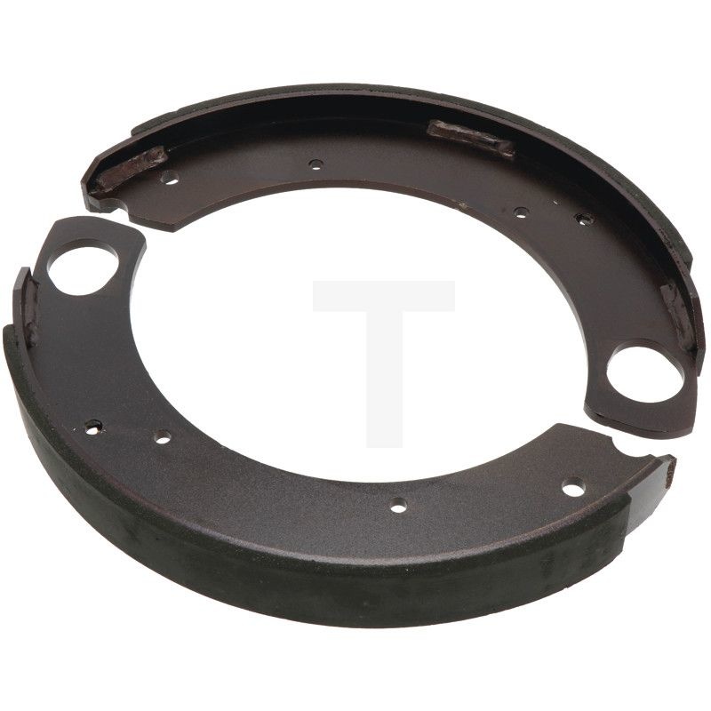 Brake shoe set foot brake round attachment Fordson en Ford 2000, 2600