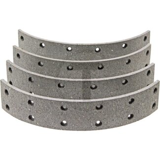 GRANIT Brake pad set 45 x 4 x 250 mm, 12 holes Ford Major, Super Major