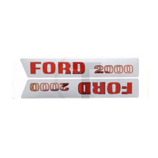 GRANIT Aufklebersatz Ford 2000 alte Ausführung Ford 2000