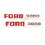 GRANIT Sticker set Ford 3000 old version Ford 3000