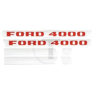 GRANIT Stickerset nieuwe uitvoering Ford 4000